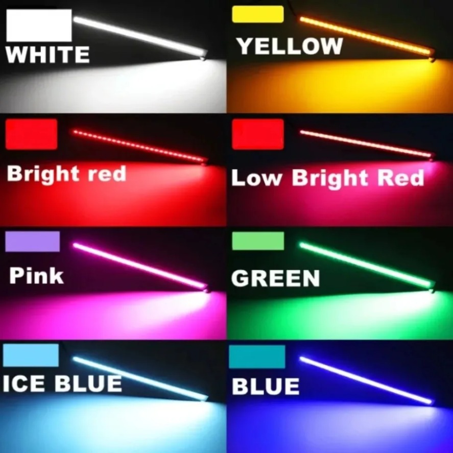Interior Design Elements - LED COB ไฟวิ่งกลางวัน 17 ซม.กันน้ํารถออกแบบภายในรถ 12V