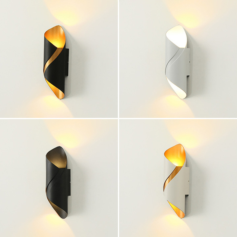 Interior Design Years Of Study - การออกแบบสร้างสรรค์โคมไฟติดผนัง LED 10W ไฟผนังในร่มกันน้ํากลางแจ้ง Modern Nordic