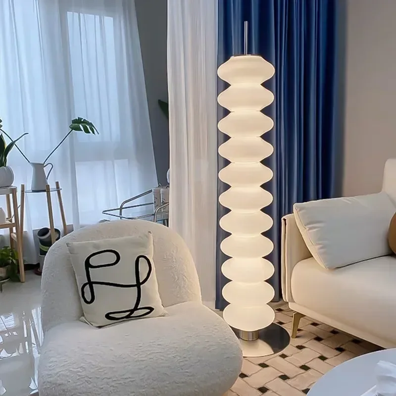 Interior Design Elements - โคมไฟตั้งพื้นดีไซน์นอร์ดิกสำหรับห้องนั่งเล่น ห้องนอน ทางเดิน และตกแต่งห้อง แสงไฟตกแต่งภายใน โคมไฟสร้างบรรยากาศ
