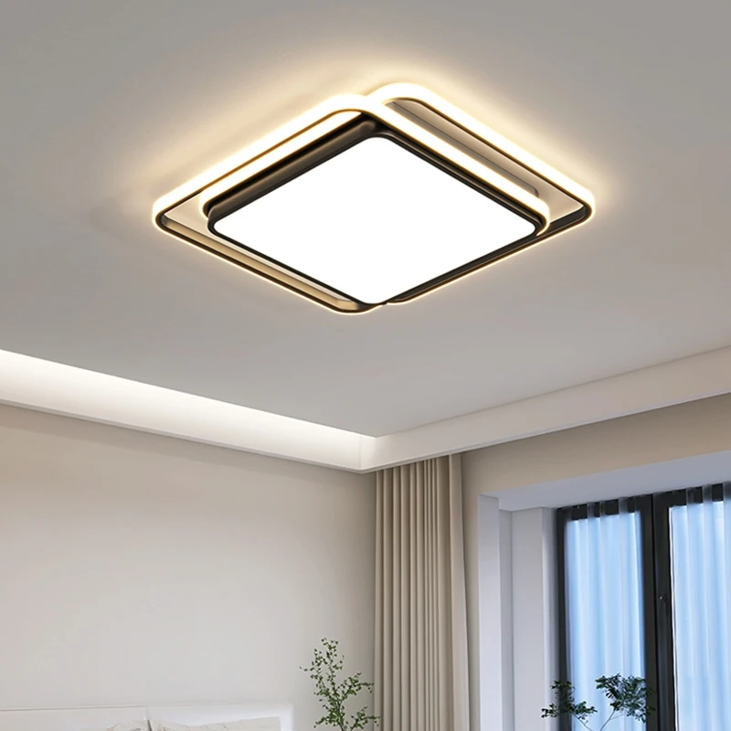 Interior Design Gold - โคมไฟเพดาน LED สำหรับห้องนั่งเล่น โคมไฟห้องนอน โคมไฟห้องรับประทานอาหาร สไตล์โมเดิร์น