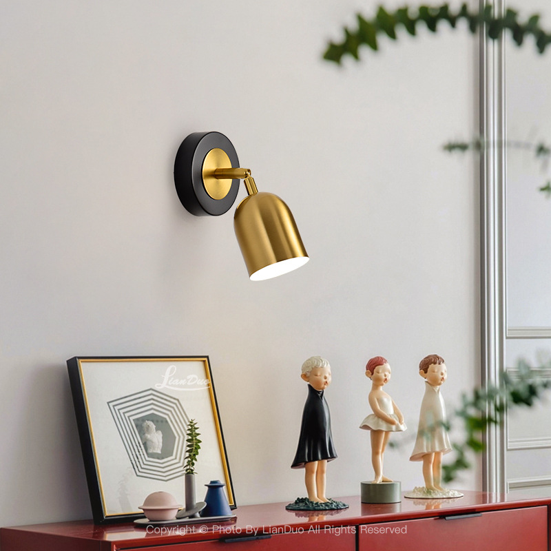 Interior Design Years Of Study - โคมไฟติดผนัง LED แบบหมุนได้ ดีไซน์กระจกด้านหน้า สำหรับตกแต่งภายในห้องนอน โรงแรม