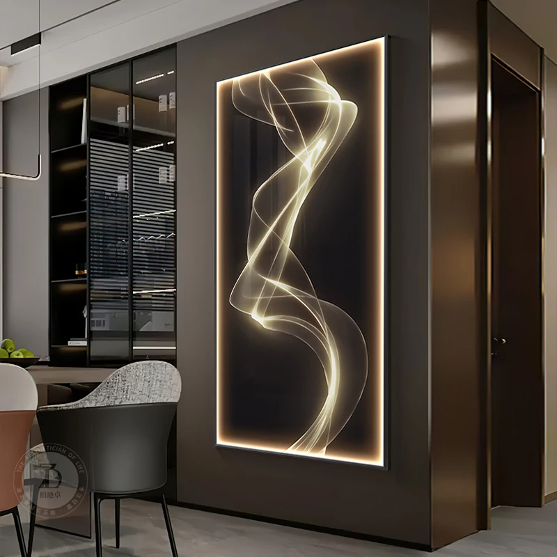 Interior Design Years Of Study - โคมไฟติดผนังแบบโมเดิร์นไฟ LED ภาพวาดภายในสำหรับบ้านห้องนั่งเล่นห้องครัวทางเดินตกแต่งห้อง