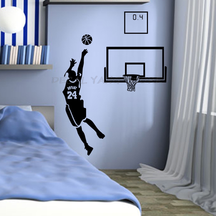 กีฬา Theme Wall Decals บาสเกตบ - Interior Design Magazine บทวิจารณ์และราคา