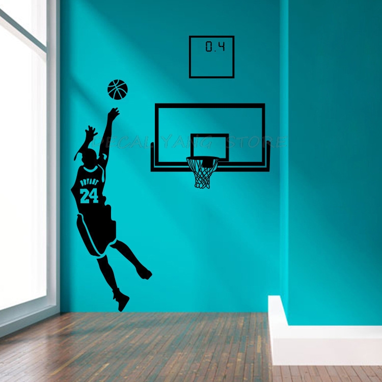 กีฬา Theme Wall Decals บาสเกตบ - Interior Design Magazine บทวิจารณ์และราคา