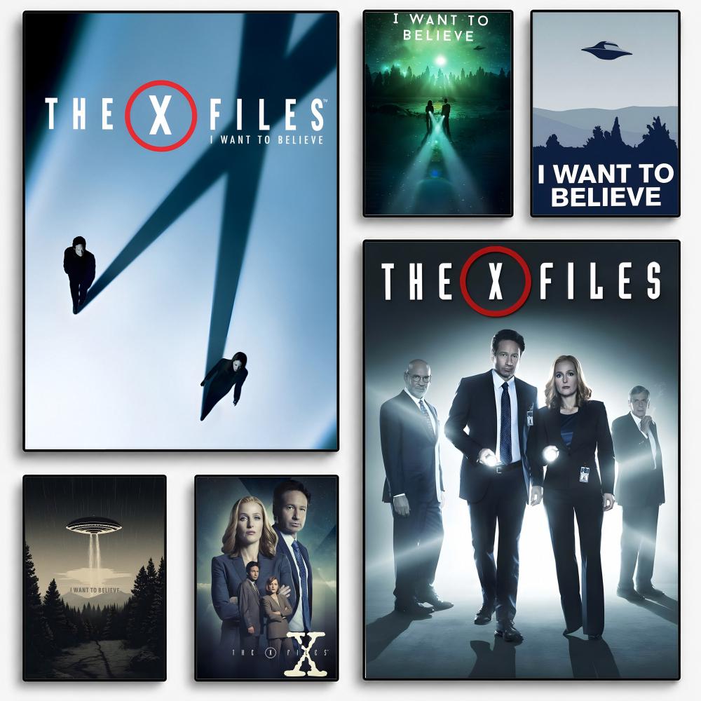 ฉันอยากจะเชื่อว่า X Files คือโ - Interior Design Poster บทวิจารณ์และราคา