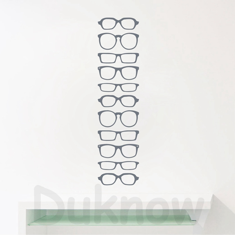 แว่นตา Hipster แถบไวนิลสติ๊กเก - Interior Design Magazine บทวิจารณ์และราคา