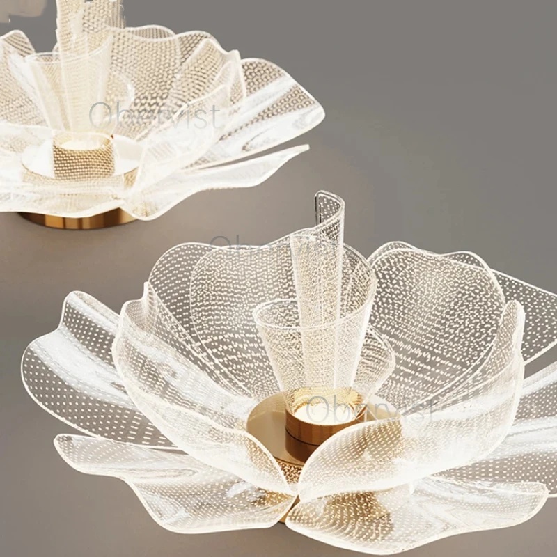 โคมไฟเพดาน LED ดีไซน์ดอกไม้เรี - Interior Design Elements บทวิจารณ์และราคา