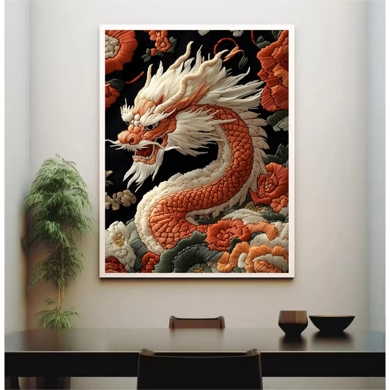 โปสเตอร์ลายปักสไตล์ศิลปะ ภาพสั - Interior Design Poster บทวิจารณ์และราคา