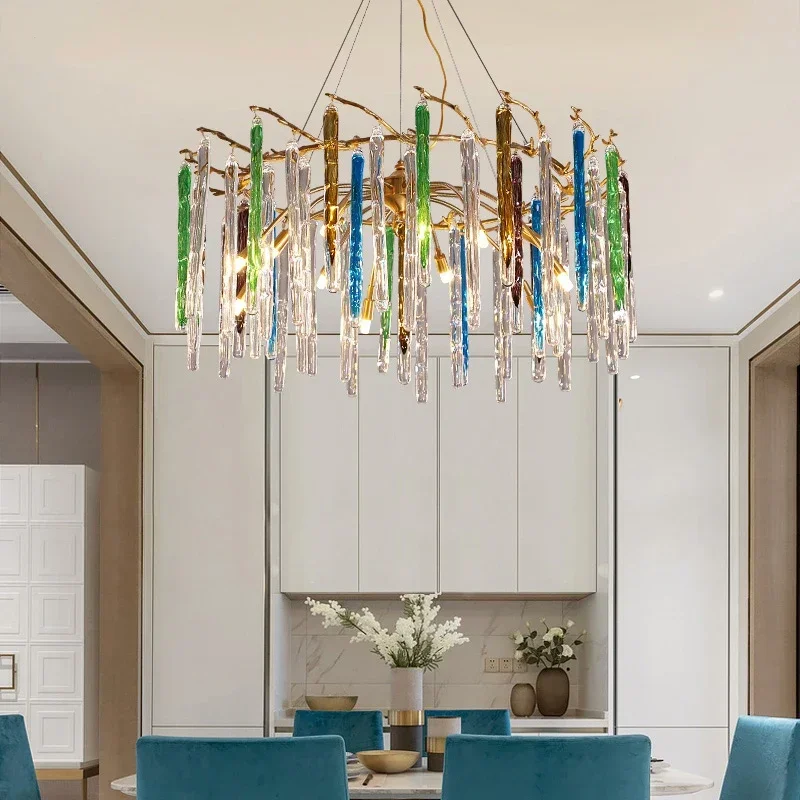 Nordic หรูหราคริสตัลโคมไฟเพดาน - Interior Design Elements บทวิจารณ์และราคา