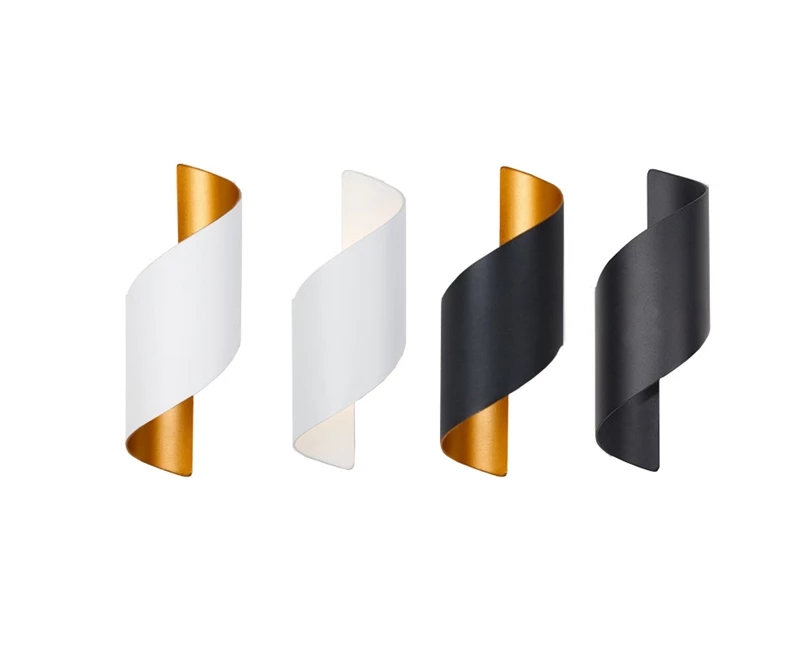 โคมไฟติดผนัง LED ดีไซน์เกลียว  - Interior Design Elements บทวิจารณ์และราคา