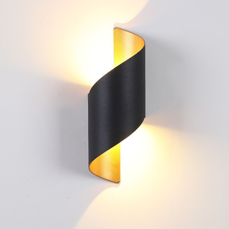 โคมไฟติดผนัง LED ดีไซน์เกลียว  - Interior Design Elements บทวิจารณ์และราคา
