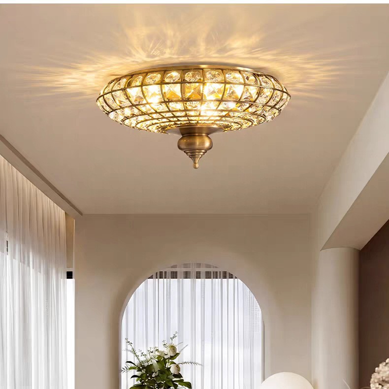 โคมไฟเพดานคริสตัล LED สไตล์อเม - Interior Design Years Of Study บทวิจารณ์และราคา