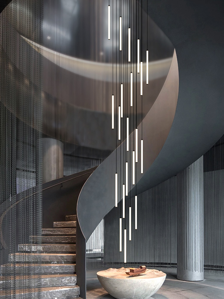 โคมระย้าแถบนอร์ดิกนำหลอดกลมห้อ - Interior Design Elements บทวิจารณ์และราคา