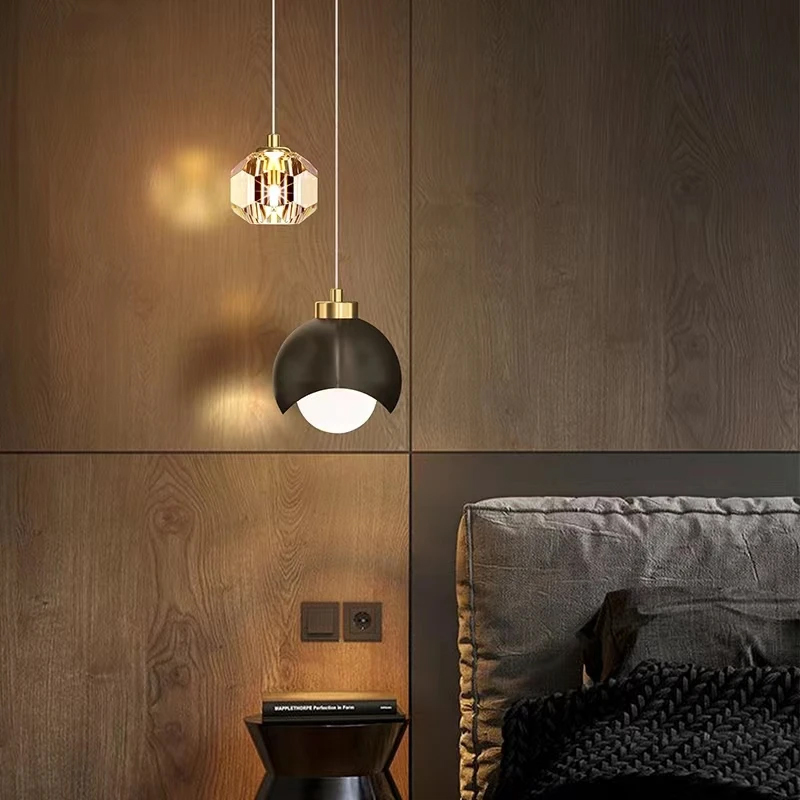 โคมไฟห้อยเพดานทรงกลมแก้ว LED ส - Interior Design Gold บทวิจารณ์และราคา