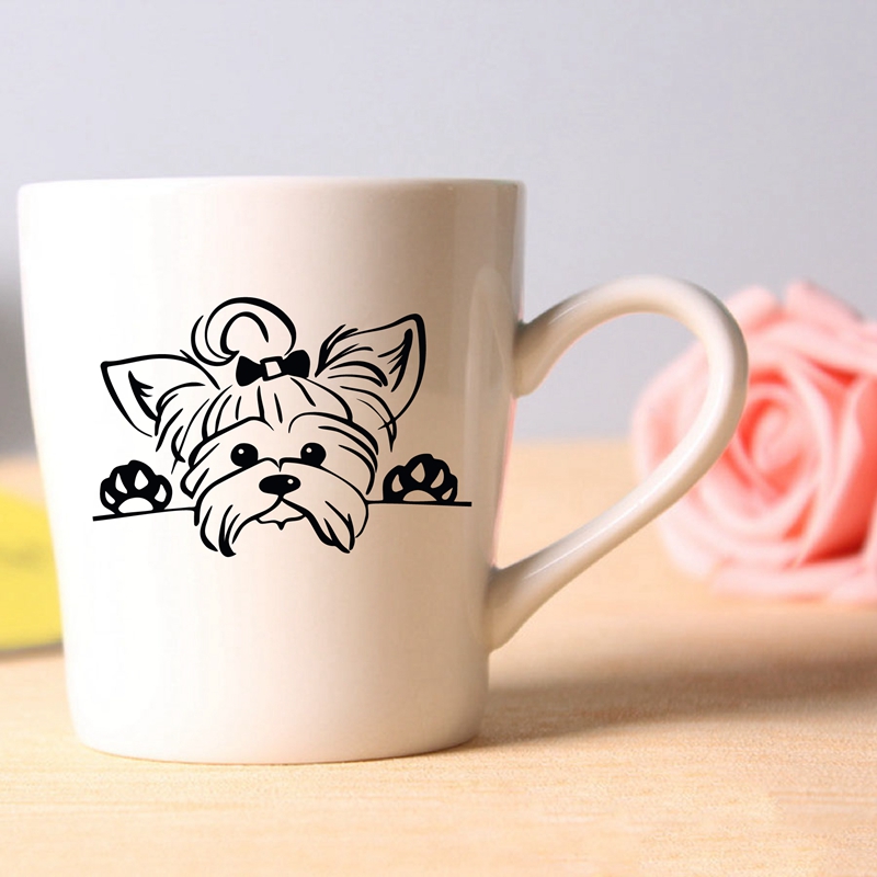Yorkshire Terrier ไวนิลสติกเกอ - Interior Design Magazine บทวิจารณ์และราคา
