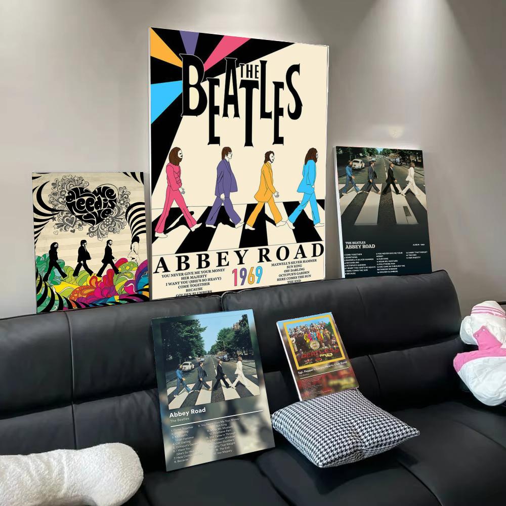 วงดนตรีป๊อป T-The Beatles โปสเ - Interior Design Poster บทวิจารณ์และราคา